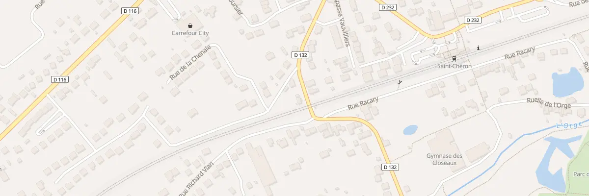 Plan du 16 Rue Aristide Briand à Saint-Chéron