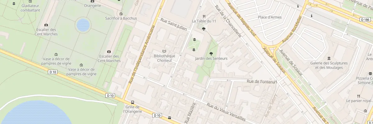 Plan du 11B Rue des Récollets à Versailles