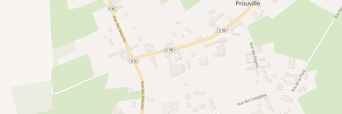 Plan du 43 Rue de l’Abbaye à Prouville