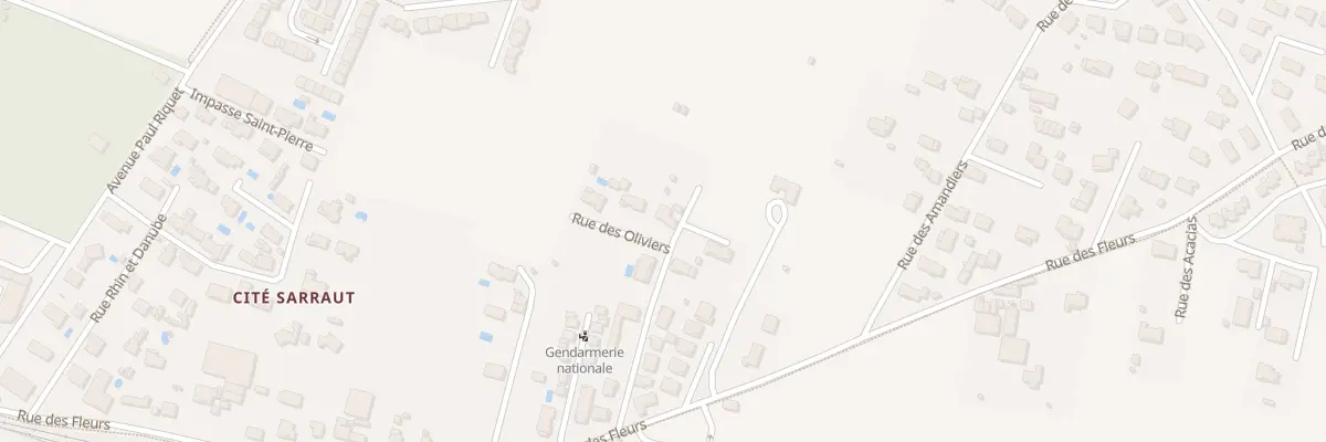 Plan du 7 Rue des Lilas à Bram