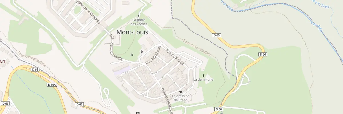 Plan du 5 Rue Emile Zola à Mont-Louis
