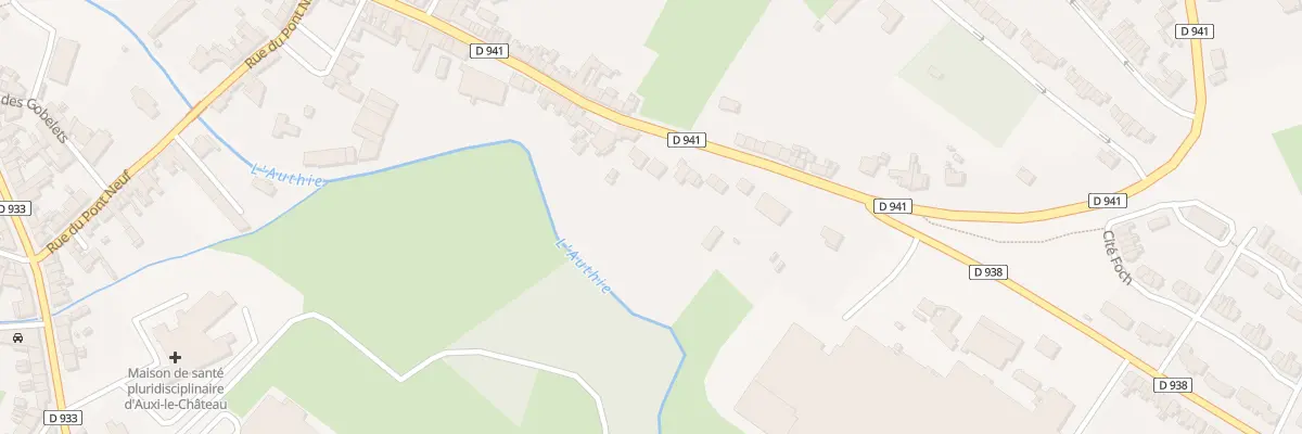 Plan du 76 Rue du Général de Gaulle à Auxi-le-Château