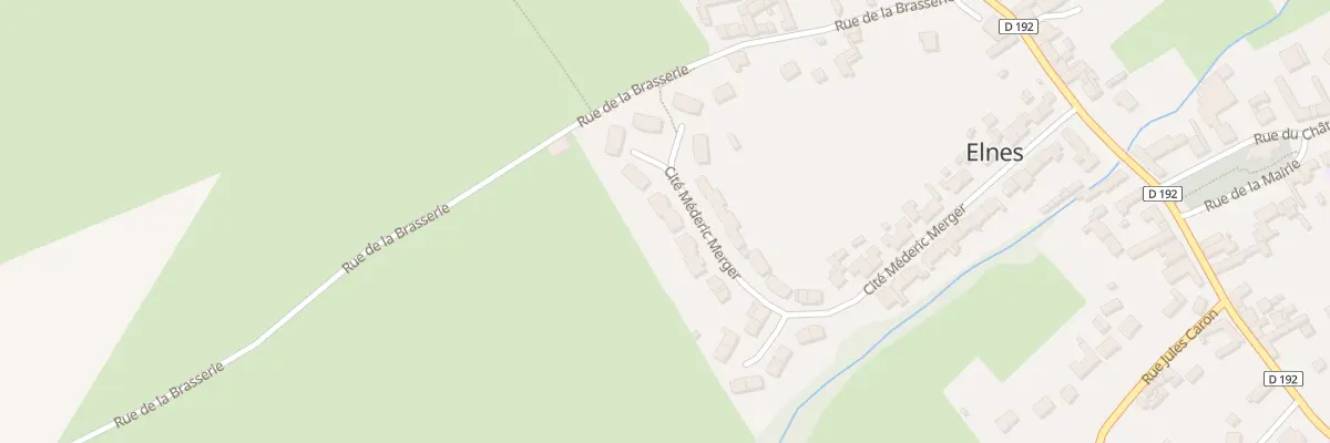 Plan du 61 Cité Médéric Merger à Elnes