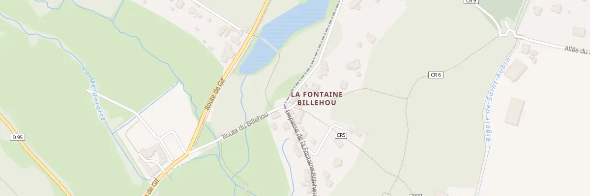 Plan du 1 Pl de la Fontaine Billehou à Saint-Aubin