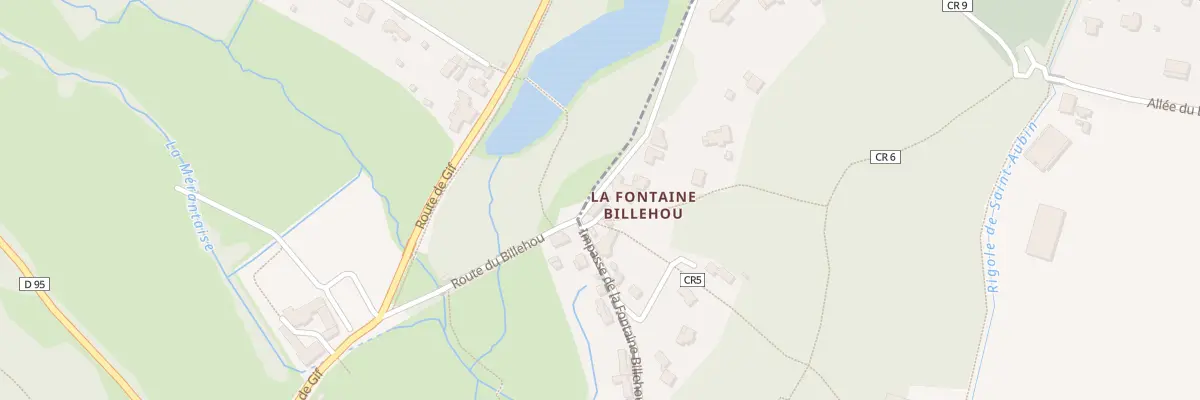 Plan du 1B Pl de la Fontaine Billehou à Saint-Aubin
