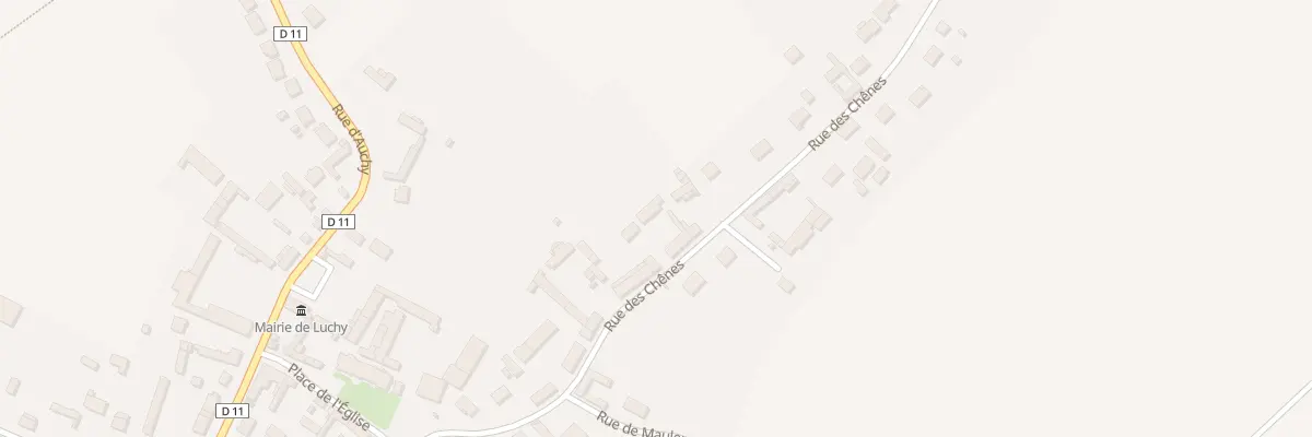 Plan du 11 Rue des Chênes à Luchy