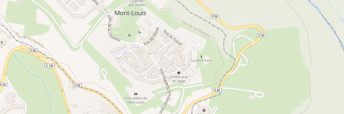 Plan du 10 Rue de la Révolution Française à Mont-Louis