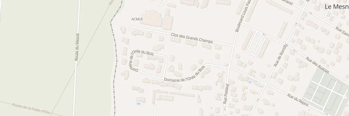 Plan du 22 Domaine de l’Oree du Bois au Mesnil-le-Roi
