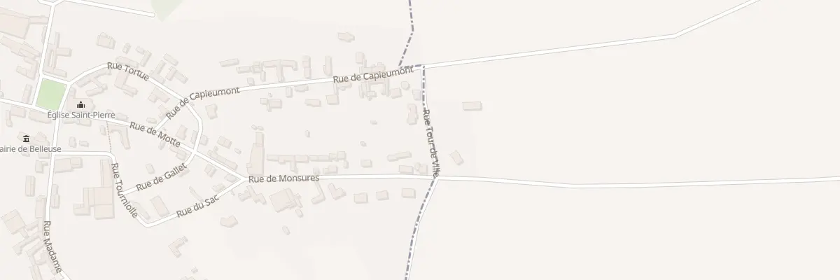 Plan du 23 Rue de Monsures à Belleuse