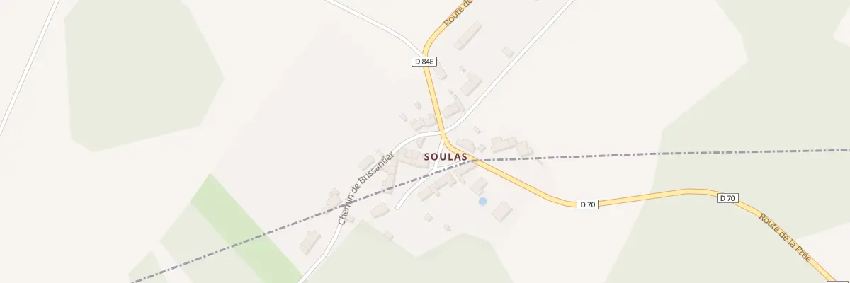 Plan du 154 Soulas à Saint-Ambroix