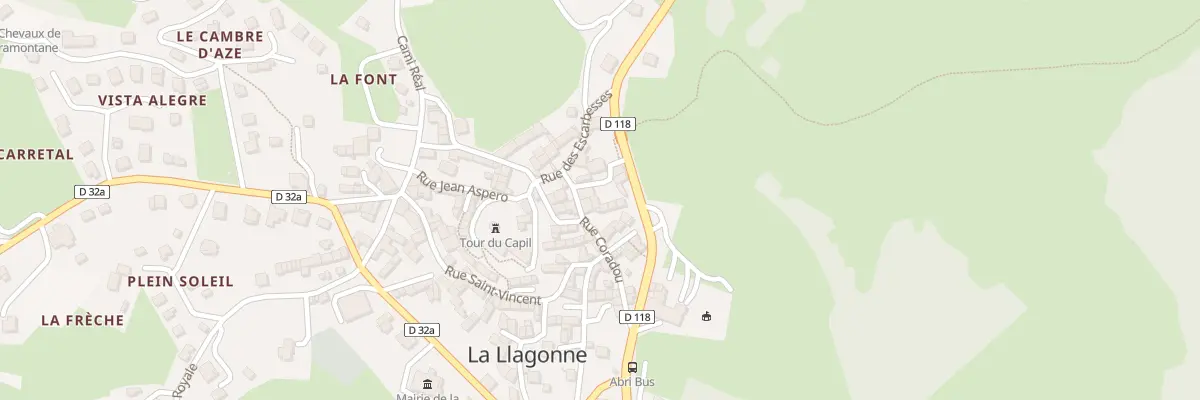 Plan du 4 Rue du Regaro à La Llagonne
