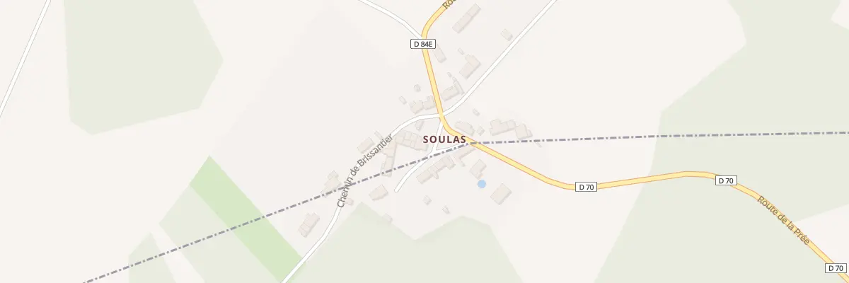 Plan du 155 Soulas à Saint-Ambroix