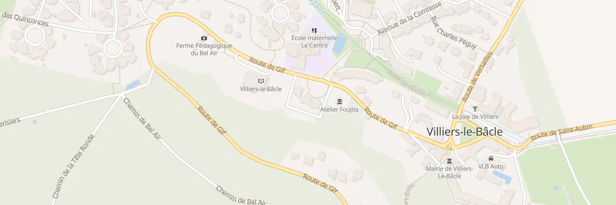 Plan du 15 Rte de Gif à Villiers-le-Bâcle