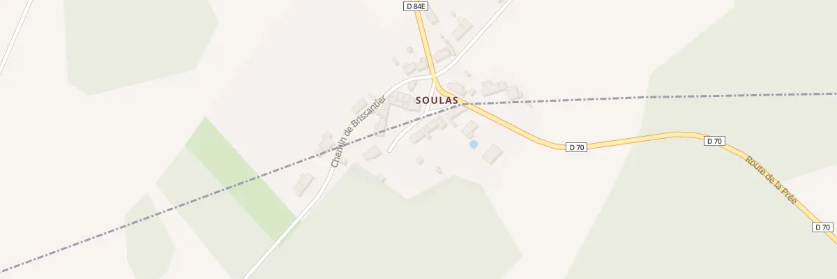 Plan du 5183 Soulas à Ségry