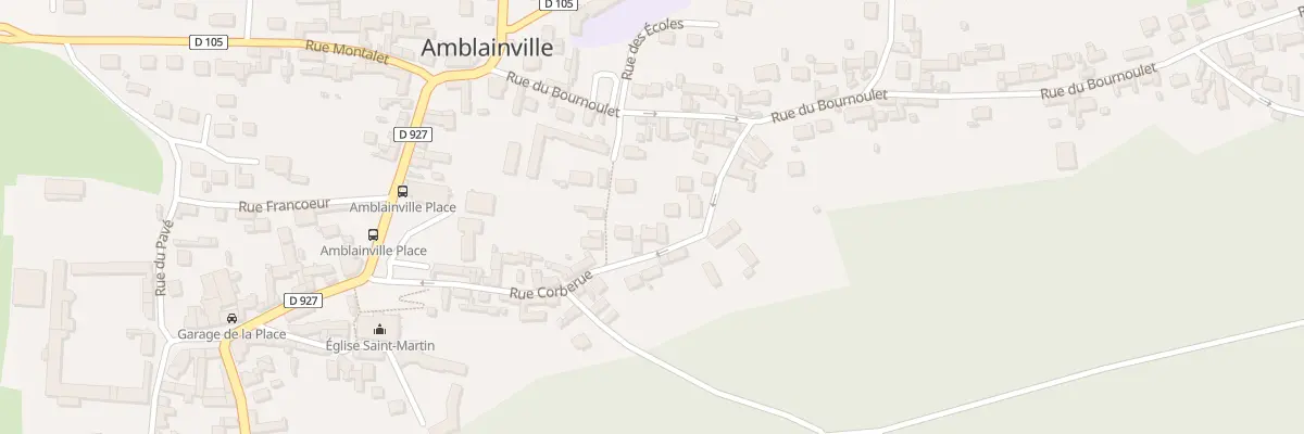 Plan du 23 Rue Corberue à Amblainville
