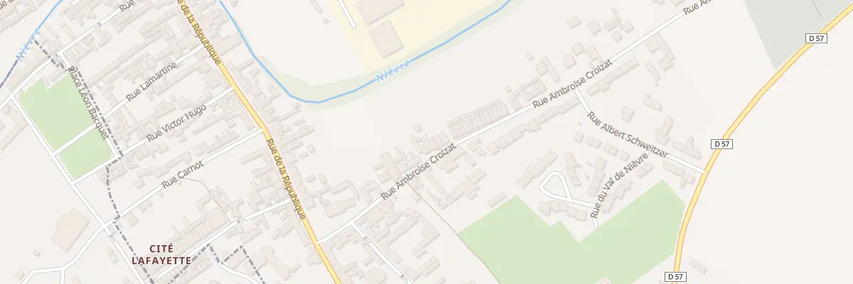Plan du 21 Rue Ambroise Croizat à Saint-Ouen