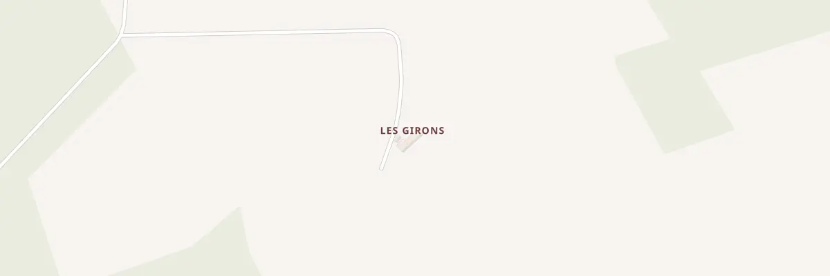 Plan du 2 Les Girons à Chezal-Benoît