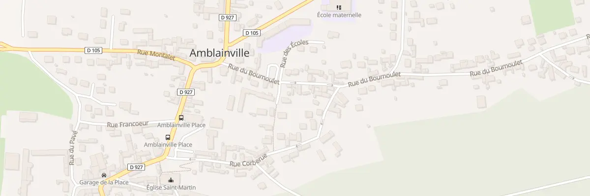 Plan du 112 Rue du Bournoulet à Amblainville