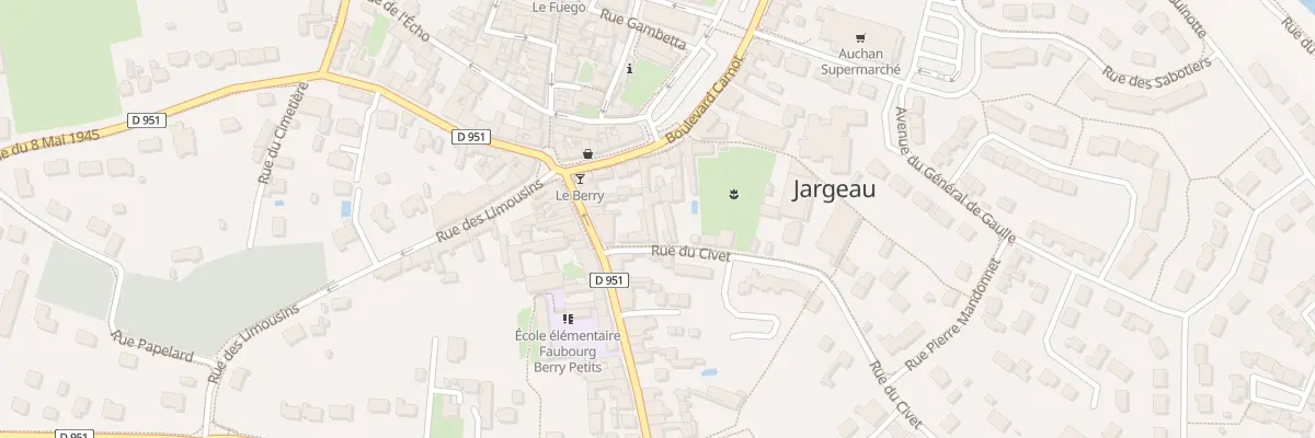 Plan du 1 Rue du Civet à Jargeau