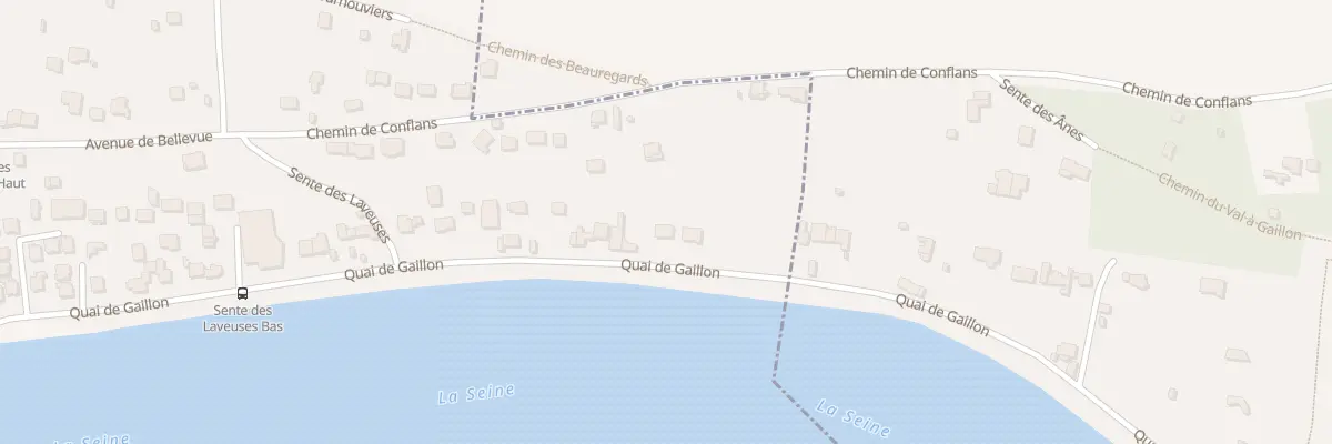 Plan du 62 Quai de Gaillon à Conflans-Sainte-Honorine