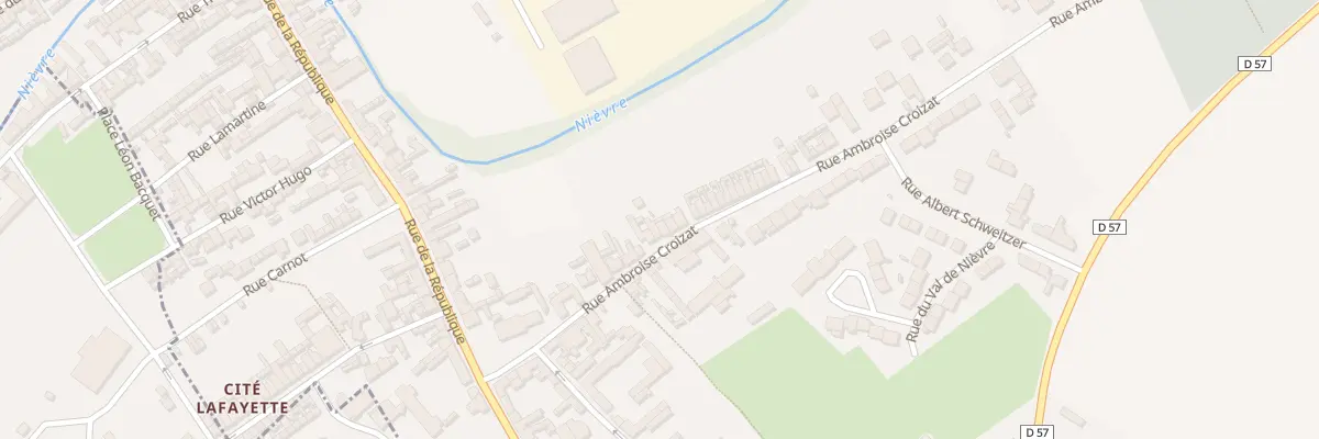 Plan du 23 Rue Ambroise Croizat à Saint-Ouen