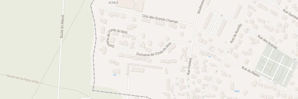 Plan du 24 Domaine de l’Oree du Bois au Mesnil-le-Roi