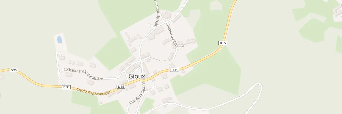 Plan du 7 Che du Sabotier à Gioux