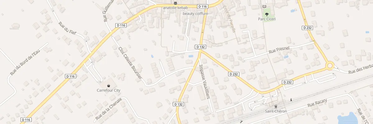 Plan du 6 Rue Aristide Briand à Saint-Chéron