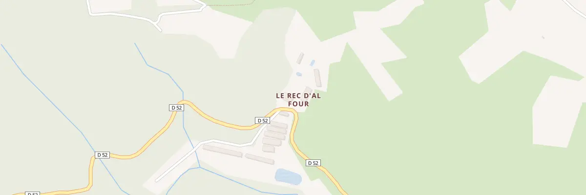 Plan du 91 Le Rec d’Al Four à Castelreng
