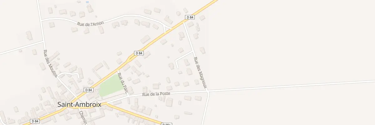 Plan du 4 Rue des Magnoux à Saint-Ambroix