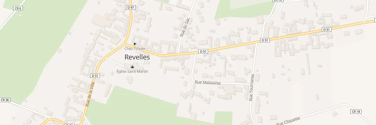 Plan du 10 Rue d’Amiens à Revelles