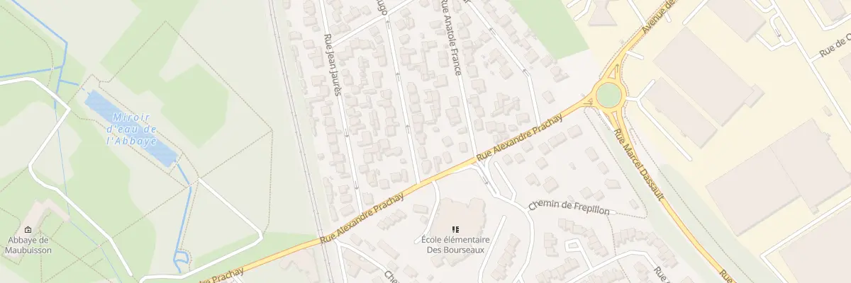 Plan du 4B Rue Victor Hugo à Saint-Ouen-l’Aumône