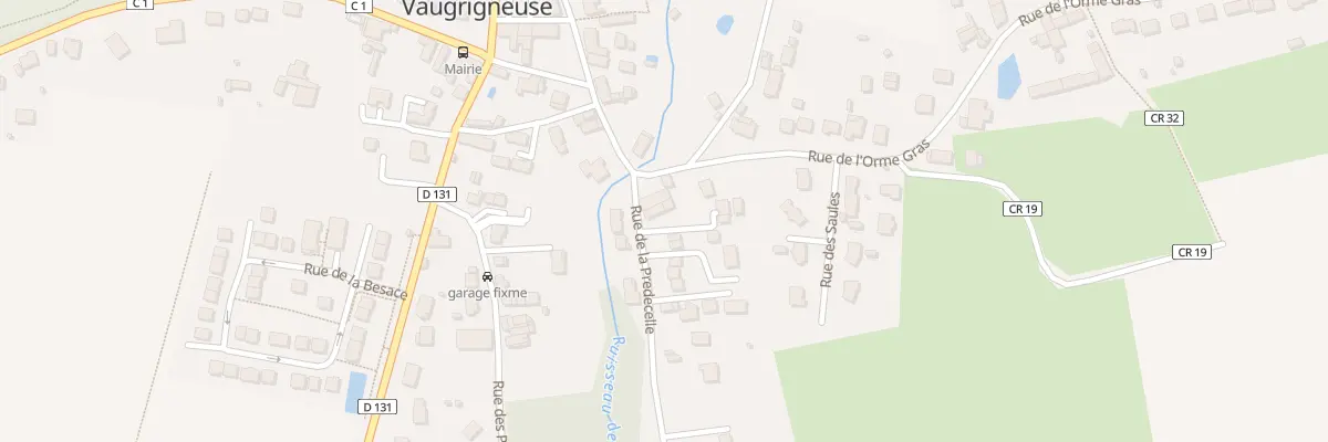 Plan du 1 Rue de la Predecelle à Vaugrigneuse