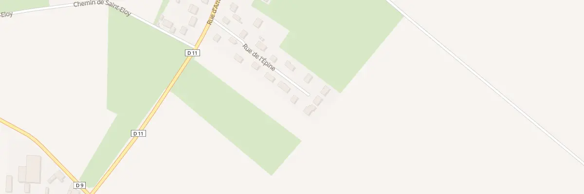 Plan du 10 Rue de l’Epine à Auchy-la-Montagne