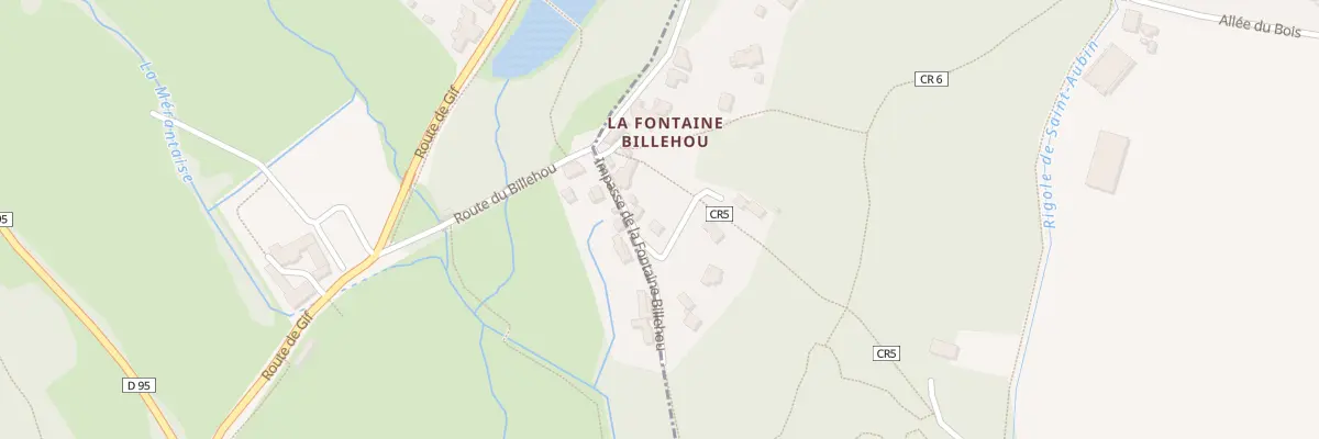 Plan du 5040 La Fontaine Billehou à Saint-Aubin