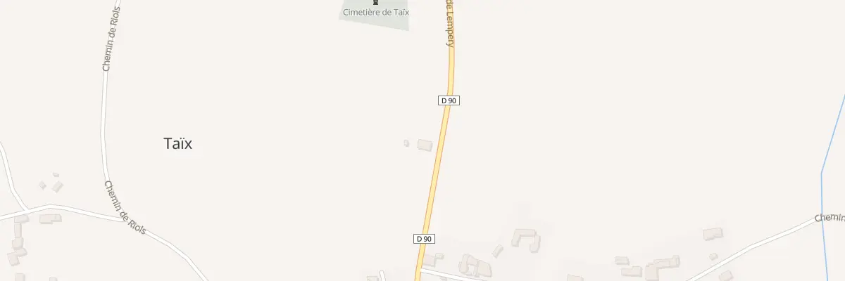 Plan du 1 Rte de Lempery à Taïx