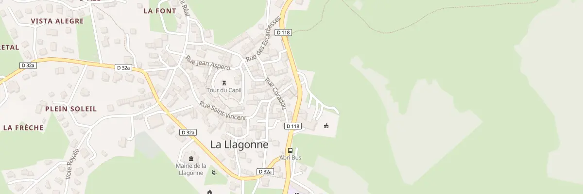 Plan du 123 Le Village à La Llagonne