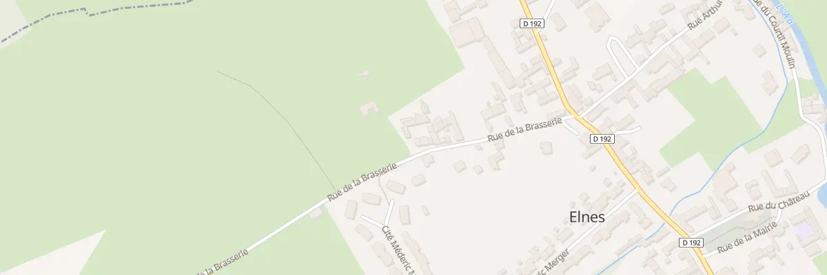 Plan du 16 Rue de la Brasserie à Elnes