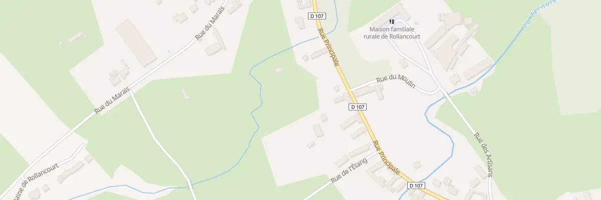 Plan du 15B Rue Principale à Rollancourt