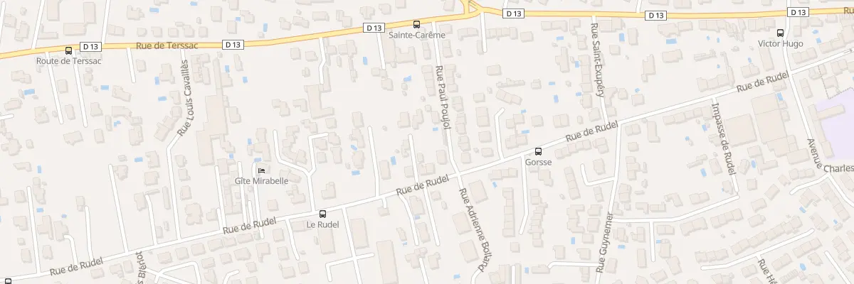 Plan du 72 Rue de Rudel à Albi