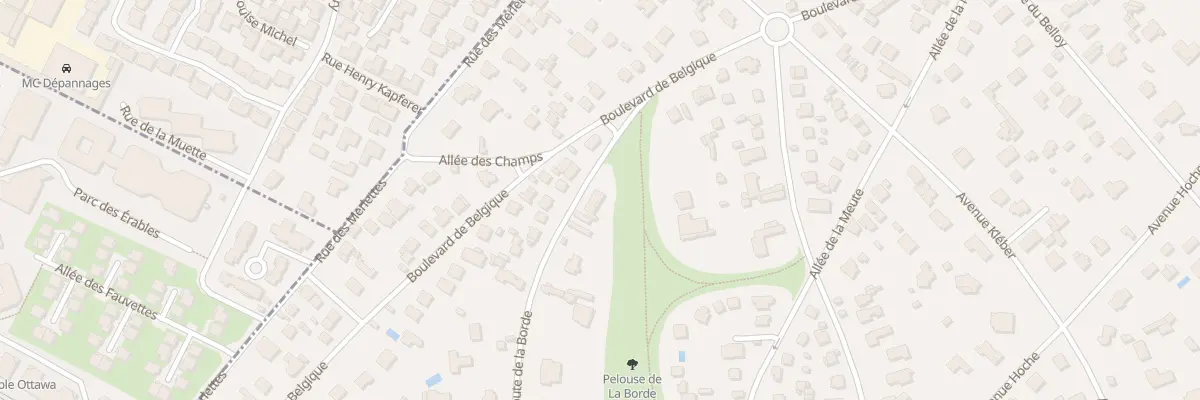 Plan du 26 Rte de la Borde au Vésinet
