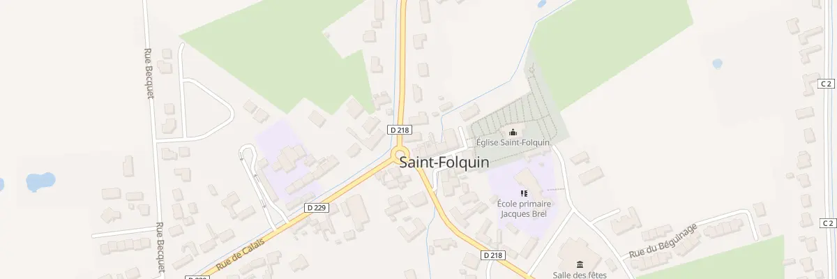 Plan du 6 Rue Léon Coustre à Saint-Folquin
