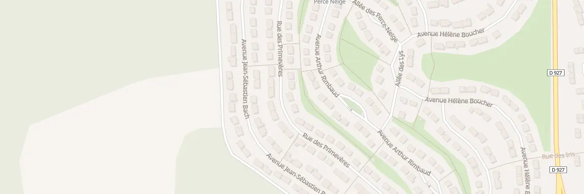 Plan du 47 Rue des Primevères à Méru