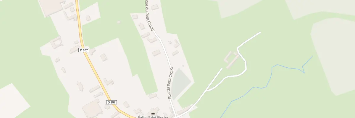 Plan du 2 Rue du Petit Croc à Rollancourt