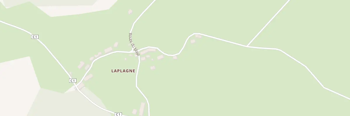 Plan du 14 Laplagne à Maussac