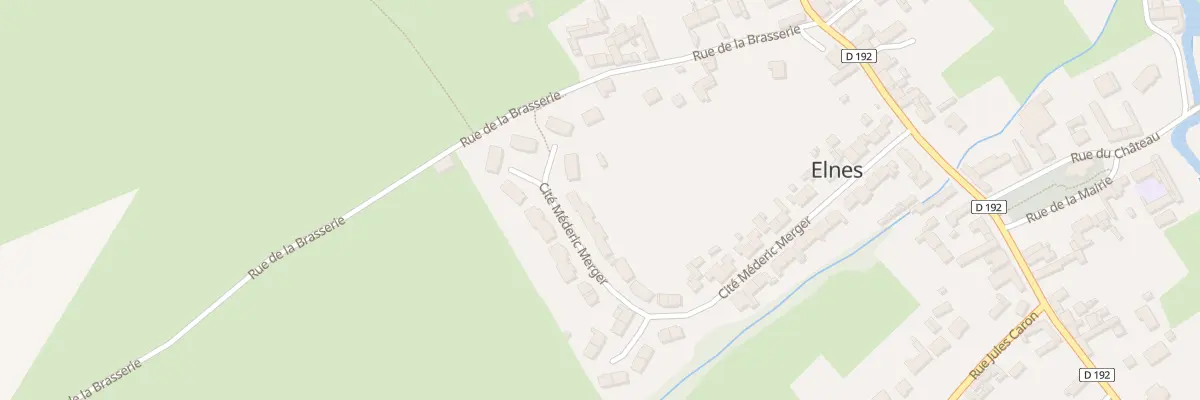 Plan du 52 Cité Médéric Merger à Elnes