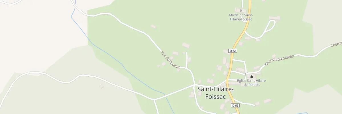 Plan du 2 Rue du Fouillat à Saint-Hilaire-Foissac