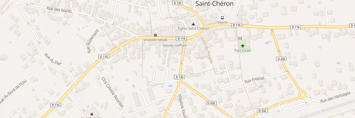 Plan du 2B Rue Aristide Briand à Saint-Chéron