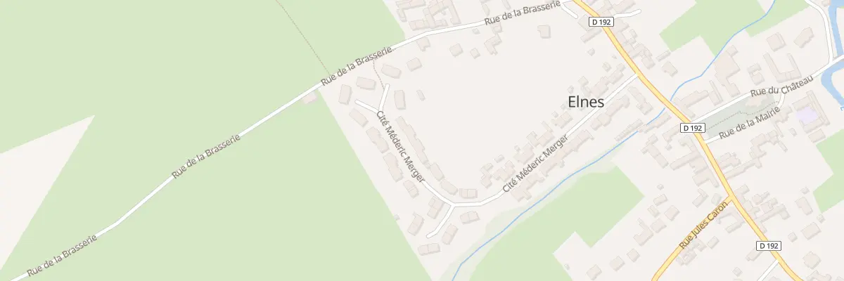 Plan du 48 Cité Médéric Merger à Elnes