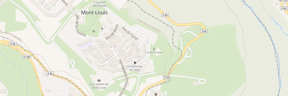 Plan du 120 Bd Vauban à Mont-Louis